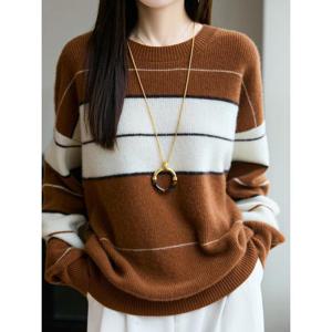 [카라]KARRA 센트럴라인배색니트_A5W0504