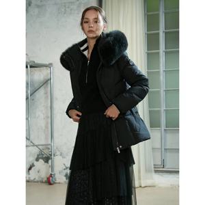 [에고이스트]웨이스트 벨티드 폭스퍼 구스 숏점퍼 ER4TD503