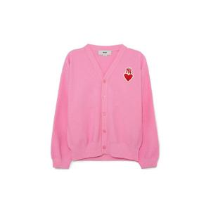 M MLB키즈긴팔티 NQK 7AKCH0131-50PKS 하트 가디건