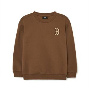 M MLB키즈긴팔티 NQK 7AMTM0336-43BRS 클래식 모노그램 빅로고 기모 맨투맨 BOS