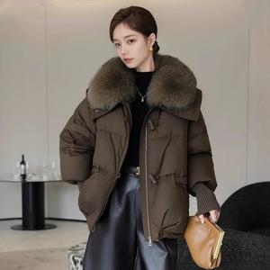 [올리비에스클로젯]퍼배색 단추 포인트 패딩 점퍼_O2512PD009D