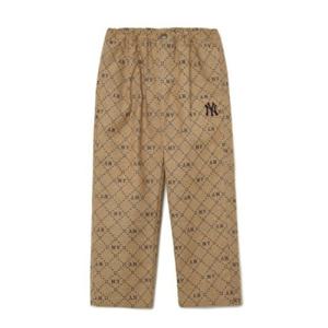 M MLB키즈바지 NQK 7AWPMD134-50BGS 다이아 모노그램 자가드 우븐 팬츠 NY