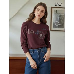 [이엔씨][ENC] 절개라인 그래픽 포켓 티셔츠 (ENLW14V37B)