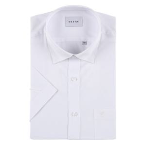 [예작(셔츠)]예작 여름 반팔셔츠 일반핏 스판 화이트 셔츠YJEMBR202WH