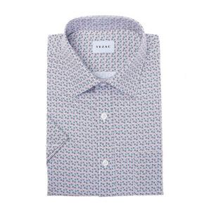 [예작(셔츠)]예작 여름 반팔셔츠 일반핏 스판 밑단일자형 남방YJEMBA289RE