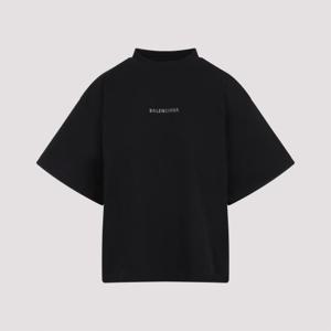 발렌시아가 반팔 티셔츠 818431 TOVJ61000 BLACK