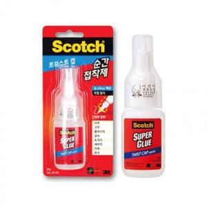 20g 스카치 액상형 AD120 순간접착제 트위스트캡 3M 접착제 임시고정 초강력접착제 일