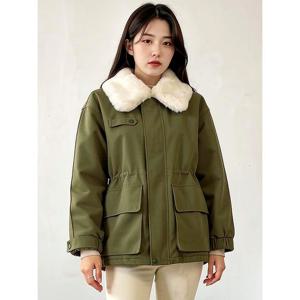 [레코브](레코브) 퍼안감 카라 야상 점퍼(LC61D1JP502X)