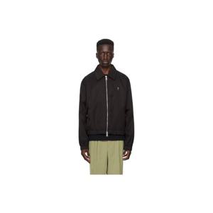 AMI Paris 점퍼 블랙 아미 드 꾀흐 보머 재킷 241482M180007