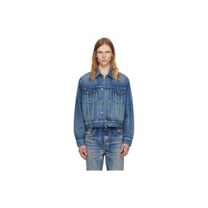 피어오브갓 청자켓 블루 데님 트러커 재킷 252782M177000