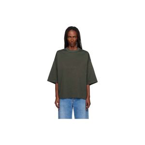 피어오브갓 티셔츠 카키 릴랙스 S S 티셔츠 252782F110008