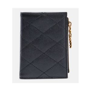 생로랑 Cassandre Bijou 퀼팅 레더 지갑 P01133829