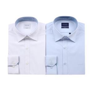 [예작(셔츠)]긴소매 슬림핏 모달 솔리드 스판 YJFSBS162-WHBL