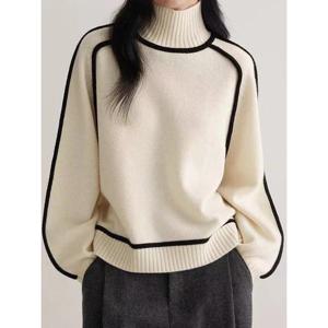 [예쎄](예쎄) 파이핑 포인트 터틀넥 니트(S5WKN041A)