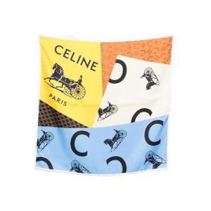 셀린느 머플러 스카프 2AW902Q32 GGO0 Clear Blue