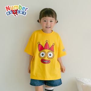 (가베가족) 넘버블록스 반팔 티셔츠 노랑 KS8903