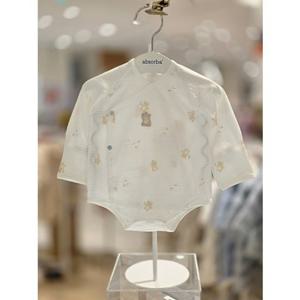 [압소바 의류] (26SS)새싹곰 오가닉 배냇슈트 (A1A10122)