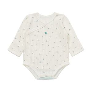 [블루독베이비]리프플라워배내바디수트 (46170-040-03)