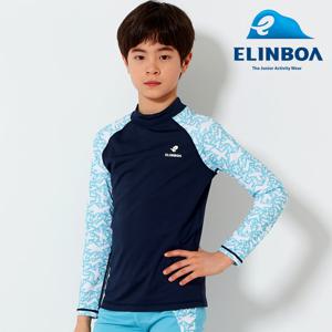 [엘인보아] 주니어 래쉬가드 티셔츠_버드네이비
