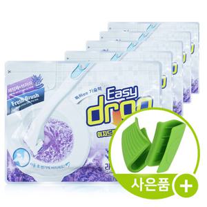 이지드롭 변기크리너 리필5팩 (라벤더향)