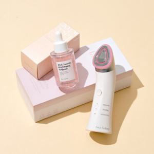 [정가 238,900원] 페이스팩토리 표피 피부결 개선 4in1 디바이스 부스터즈 프로 x 핑크 토마토앰플 set