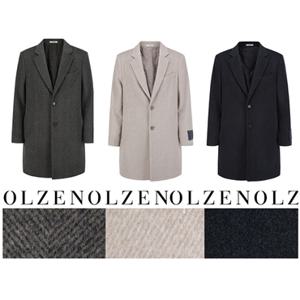 [백화점][올젠] 캐시미어 울 혼방 싱글 체스터 코트 ZOE4CG1301