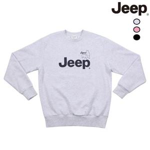 [백화점][지프]남여공용 큰로고 기모 맨투맨 티셔츠 (JO4TSU895)