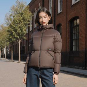 내셔널지오그래픽 N254UDW902 타이라 후드 덕다운 점퍼 BROWN