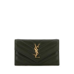 생로랑 지갑 612808 AAA443189 GREEN