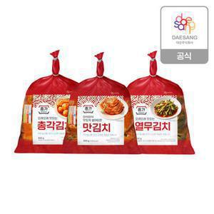 종가 별미김치 3종 (맛900g / 열무900g / 총각850g) 1개 골라담기