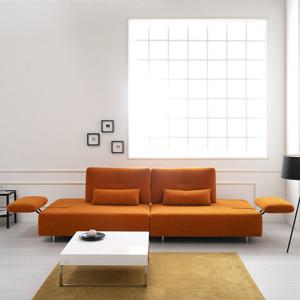 에보니아 몽블랑 임팔라 패브릭 4인용 스윙 베드 쇼파