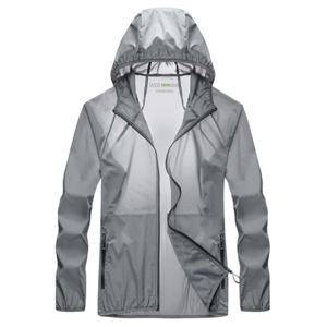 [위즈아이]여름 자외선차단 후드집업 스판 바람막이 점퍼 WI076J