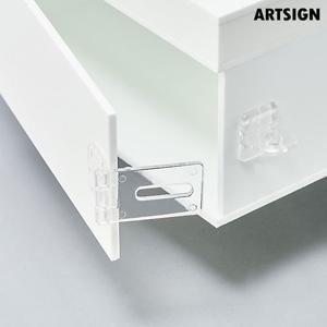 아트사인 투명 걸고리 0299/자물쇠걸고리/열쇠걸고리/잠금장치/아크릴걸고리