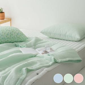 [올리비아데코] 브리즈 항균 시어서커 리플 여름 차렵이불(Q)