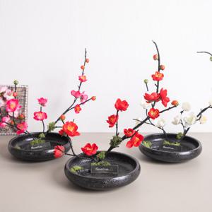 매화 조화 센터피스 뉴 옹기 수반 set 26cm 3컬러 인테리어 꽃 테이블 행사 장식