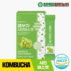 참앤들황토농원 데이앤 콤부차 샤인머스켓 10개입 1박스