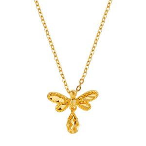 [한국금다이아몬드] 여자 순금 목걸이 눈꽃 컷팅 벌 볼 24K 3.75g 18K장식