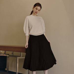 [리안뉴욕][공식] 윈터 플리츠 롱스커트