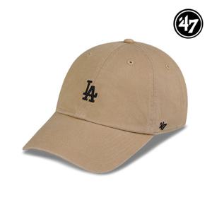 47브랜드 LA 다저스 스몰 로고 MLB 엠엘비 볼캡 야구 모자 카키 B-BSRNR12GWS-KHB