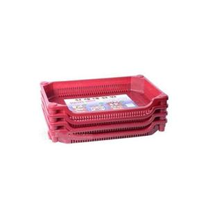 직사각선반 중4단 플라스틱 사각선반 W