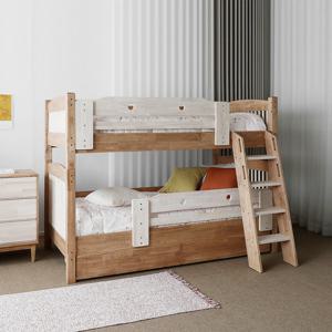 [블랙러버] AH형 튼튼 원목 깔판 2층침대 서랍형 SS