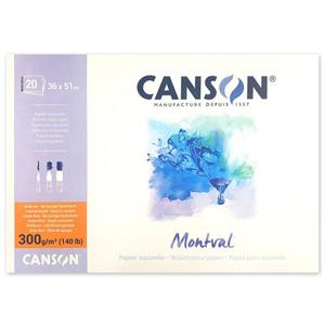 수채스케치북몽발CA807-PD4 300g4절36x5120매엽서패드증정