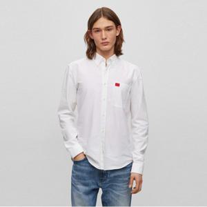 [공식][휴고] 정가  165,000원 레드 로고 라벨 옥스포드 슬림핏 셔츠50479302_199