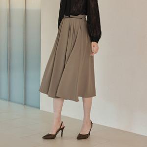 [리안뉴욕][공식] 데일리 포켓 플레어 스커트