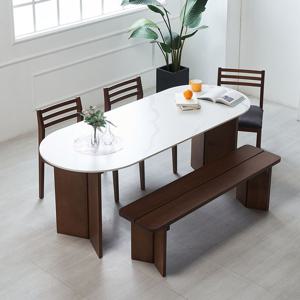 에보니아 라엘 세라믹 6인용 확장형 식탁세트 (의자6)