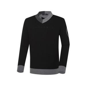 남성 CO 빅로고 브이넥 스웨터 M_WMU23K13Z1