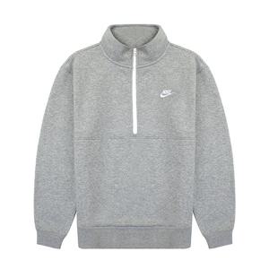 나이키 NSW 클럽 기모 하프집업 긴팔티 맨투맨 DD4733-066