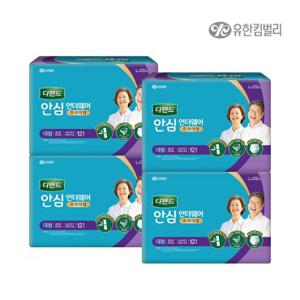 디펜드 안심 언더웨어 프리미엄 요실금 팬티형 남녀공용 성인기저귀,대형,12개입,4개