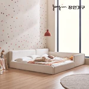 하랑 E0 패브릭 볼드헤드 데이베드 패밀리침대 Q +본넬