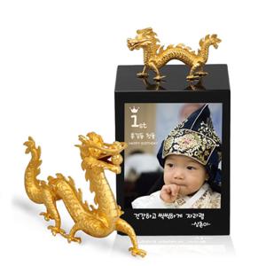순금 용 트로피 3.75g 24K [ 첫돌 백일 기념 ] 선물